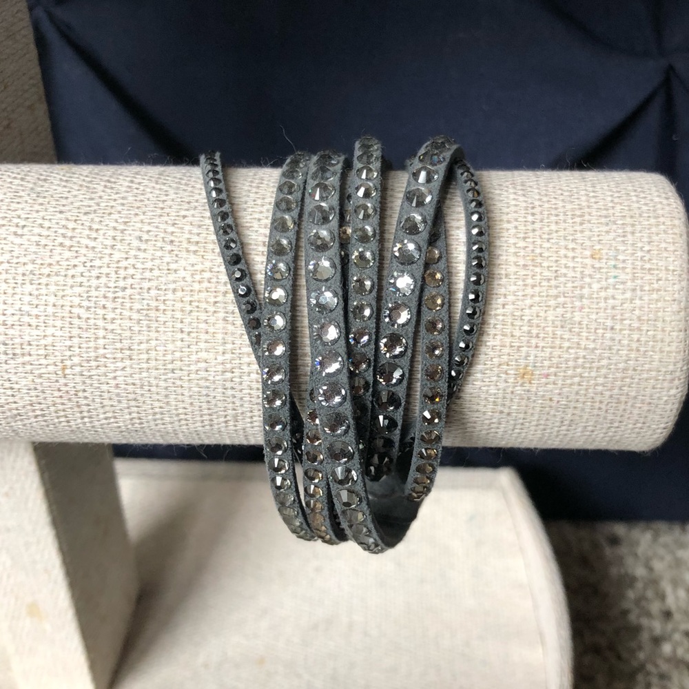 Gray Swarovski Slake bracelet